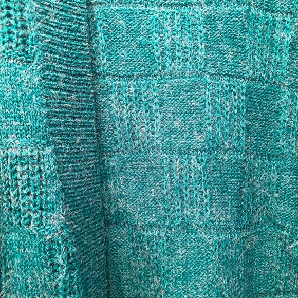 Ichi rich green long open cardigan, size M - Picture 5 of 7